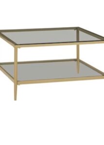 Gold Glass Coffee Table