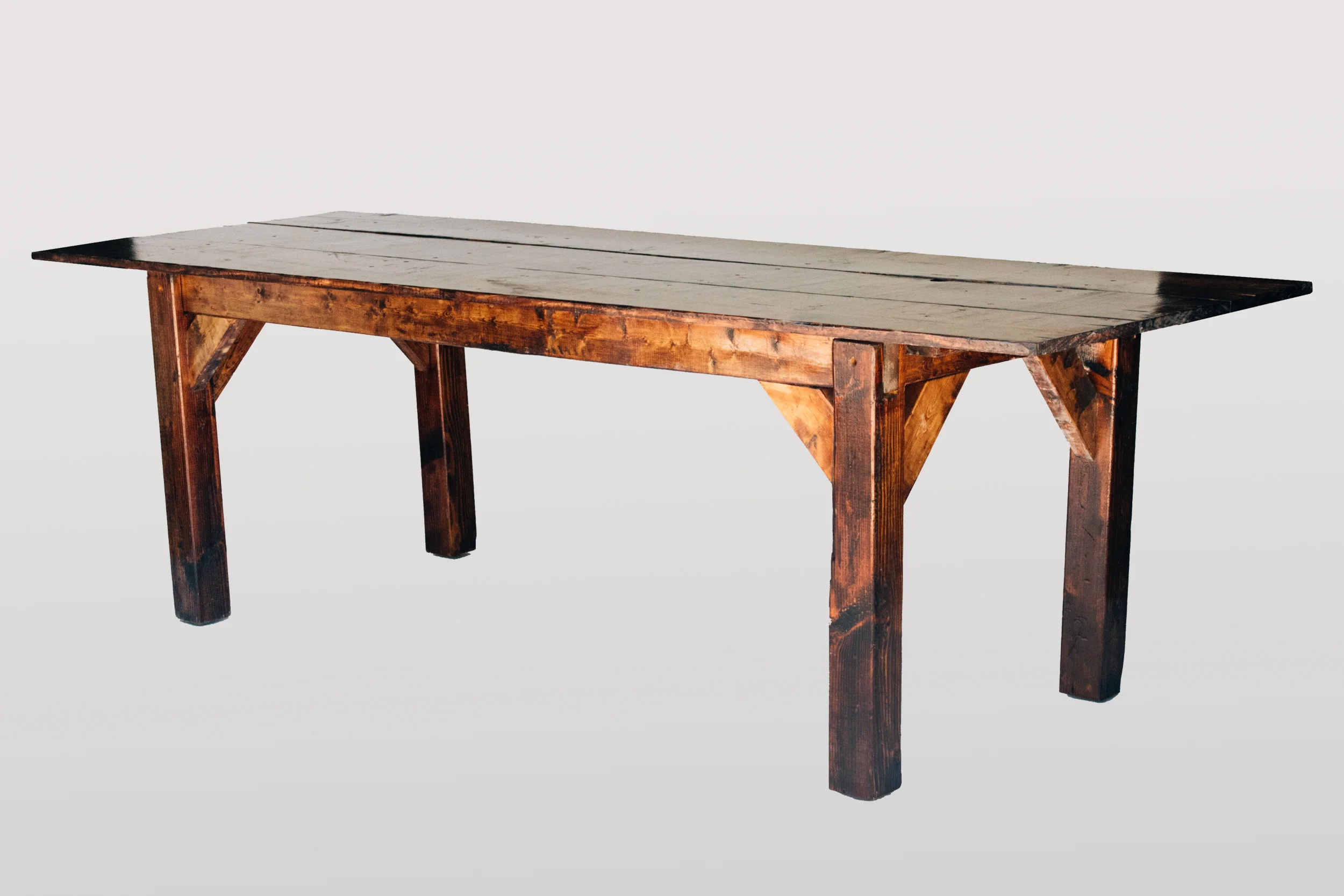 8ft Farmhouse Table Rentals for Weddings