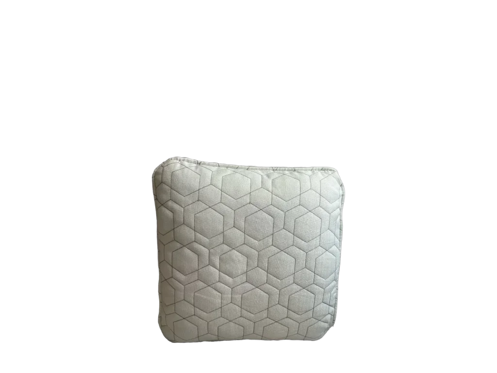 Ivory Geometric Pillow catalog cutout
