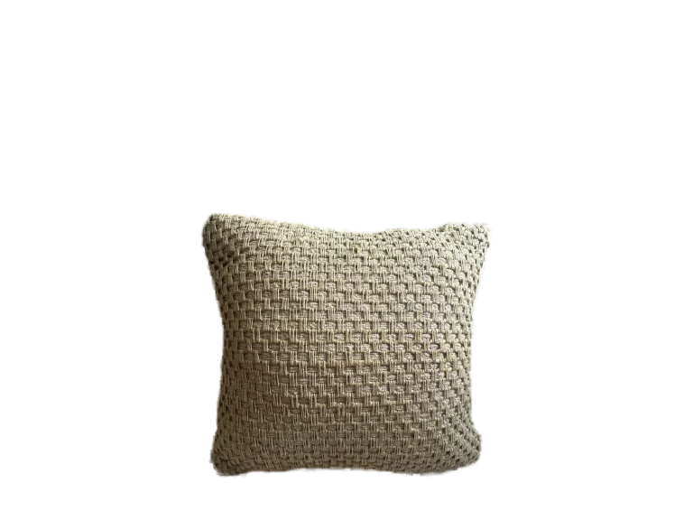 Natural Basketweave Pillow catalog cutout
