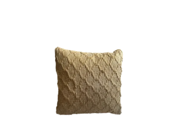 Natural Textured Stripe Pillow catalog cutout