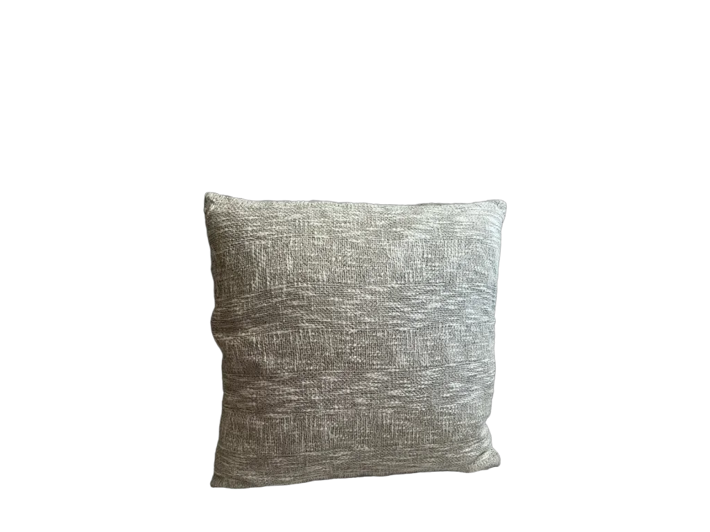 Natural woven stripe rental pillow catalog cutout