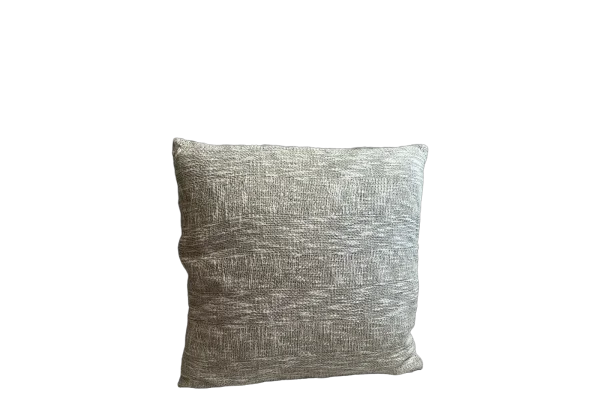 Natural woven stripe rental pillow catalog cutout