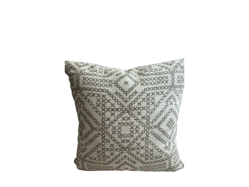 Neutral Medallion Pillow catalog cutout