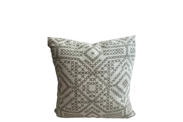 Neutral Medallion Pillow catalog cutout