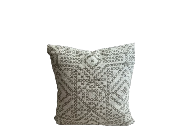 Neutral Medallion Pillow catalog cutout