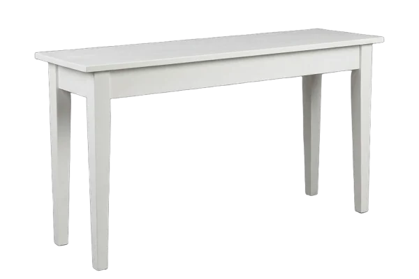 Five-foot white sweetheart table rental catalog cutout