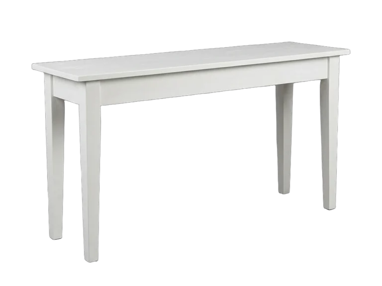 Five-foot white sweetheart table rental catalog cutout