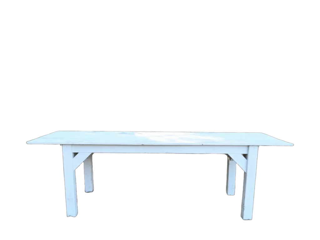 8 foot white dining table catalog cutout