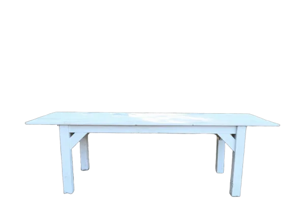 8 foot white dining table catalog cutout