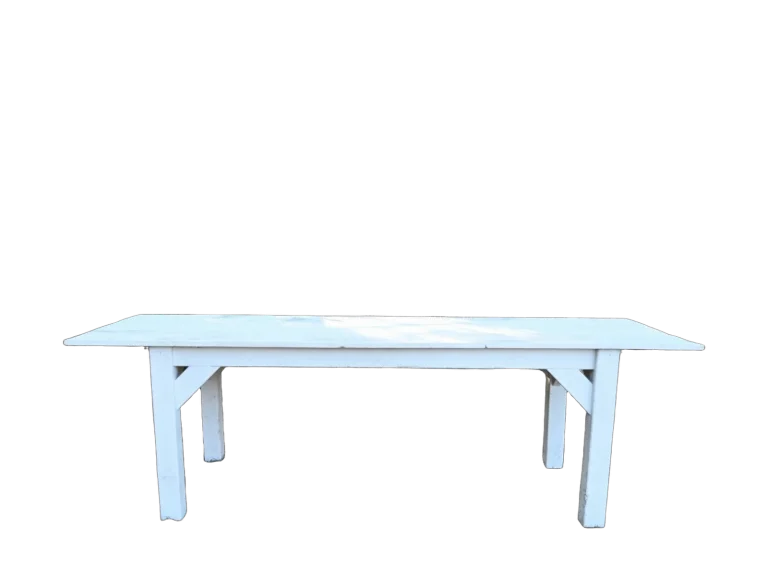 8 foot white dining table catalog cutout