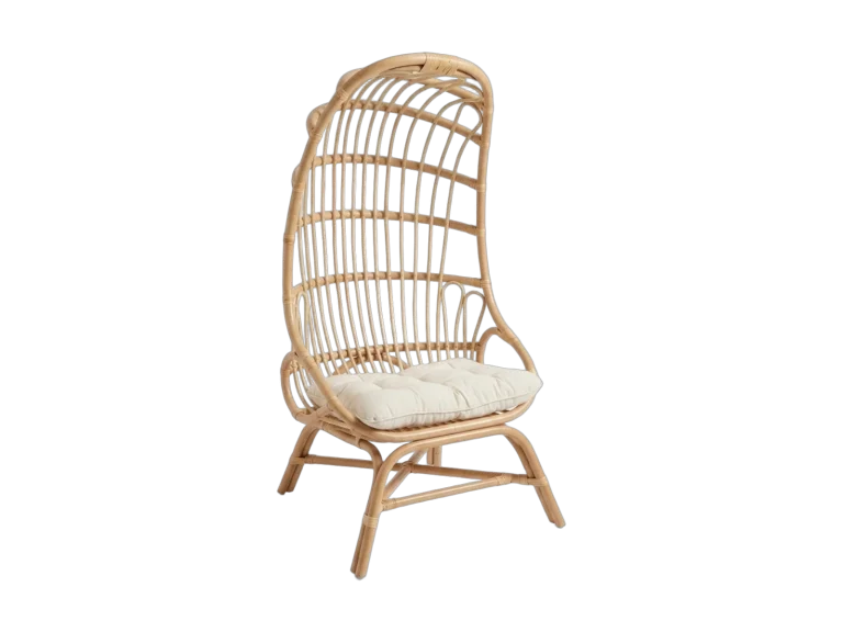 Wicker egg chair rental catalog cutout