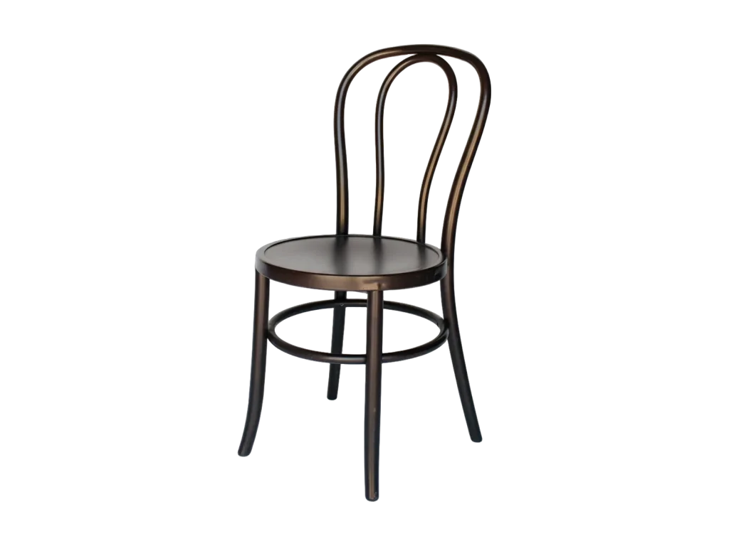 Espresso Thonet chair rental catalog cutout