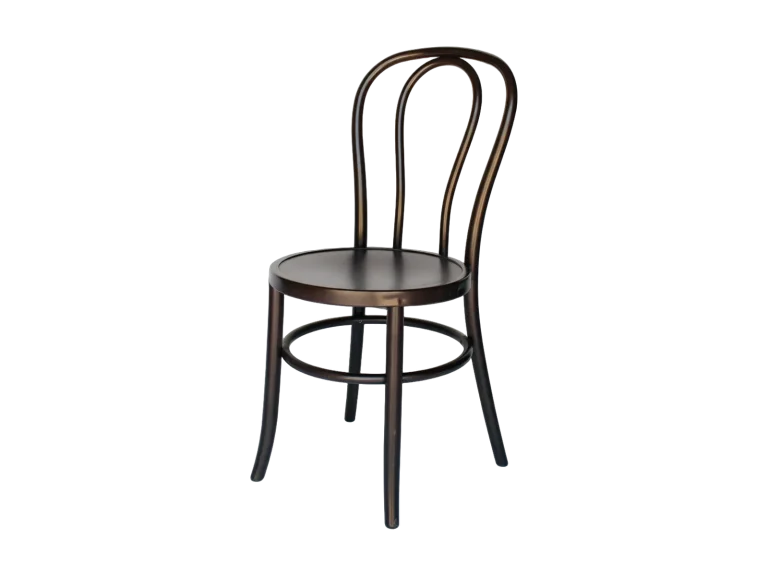 Espresso Thonet chair rental catalog cutout
