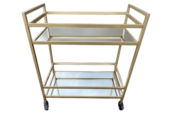 Gold cart bar rental catalog cutout