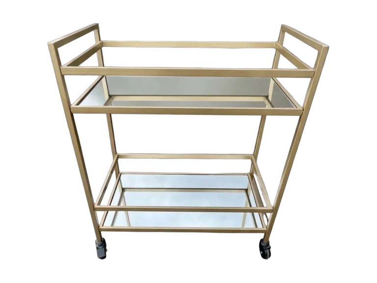 Gold cart bar rental catalog cutout