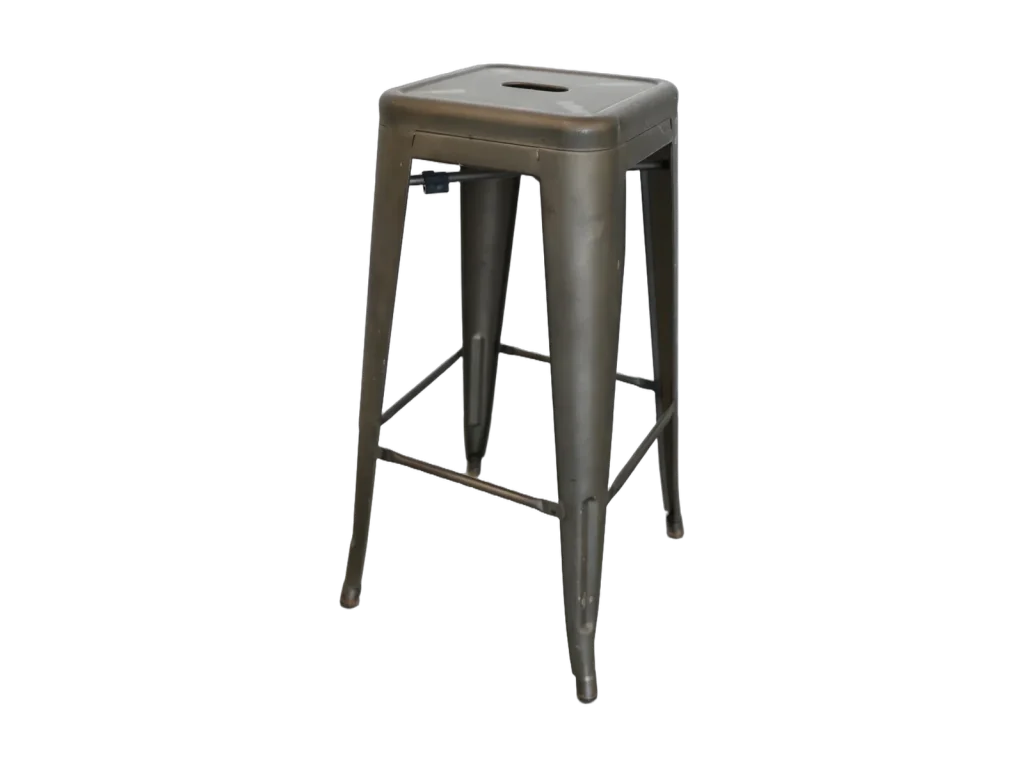 Metal Marais stool rental catalog cutout