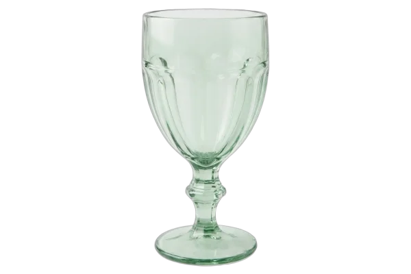 Mint green paneled goblet rental catalog cutout