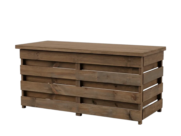 Wood pallet bar rental catalog cutout