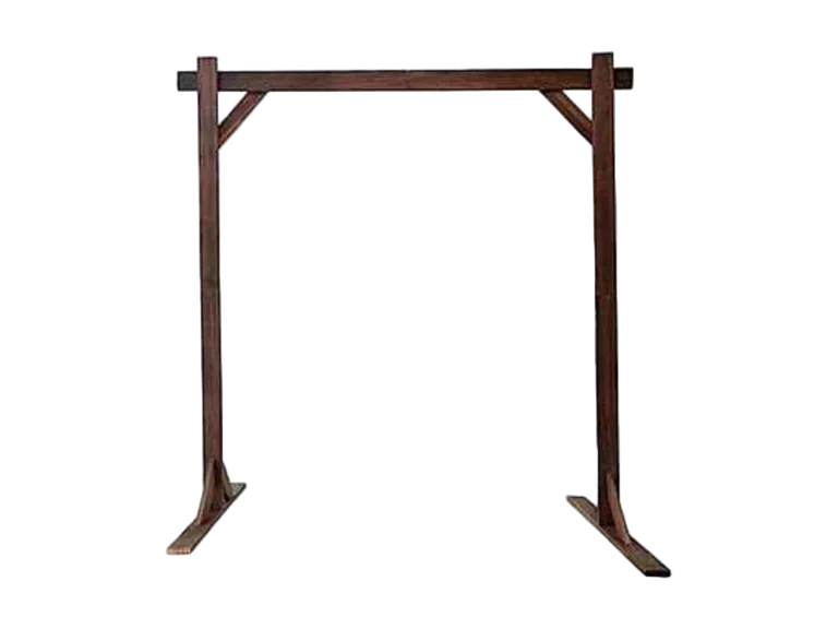 Wooden wedding arch rental catalog cutout