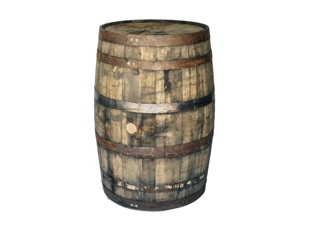 Whiskey barrel rental catalog cutout