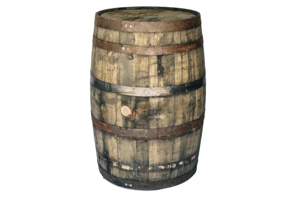 Whiskey barrel rental catalog cutout