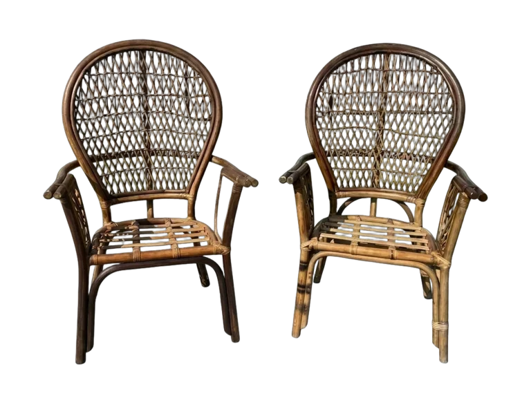 Wicker lounge chairs rental catalog cutout